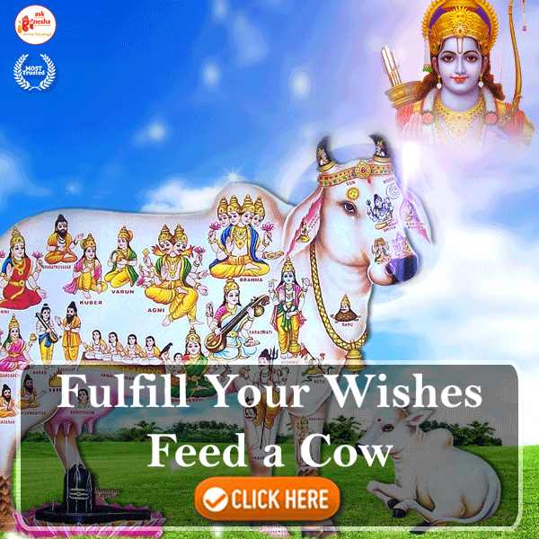 Lord Rama Feed Cow